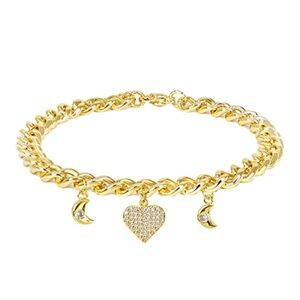 Heart Charm Bracelet